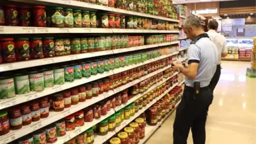 10 Markette Denetim Yapıldı, 7'sine İdari İşlem Uygulandı