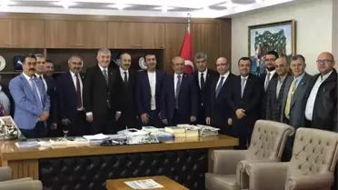 Kto Yönetimi MHP İl Başkanı Serkan Tok'u Ziyaret Etti