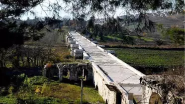 Justinianus Köprüsü'nde Restorasyon Başladı; Haç İşaretli Sütun Başlığı Bulundu