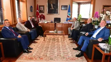 Rektör Çomaklı'ya Ziyaretler Devam Ediyor