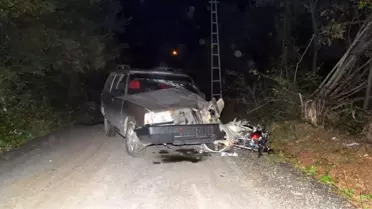 Samsun'da Otomobil ile Motosiklet Çarpıştı: 3 Yaralı