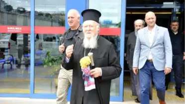 Bartholomeos, Sümela Manastırı'nı Gezip Restorasyon Çalışmalarını İnceledi