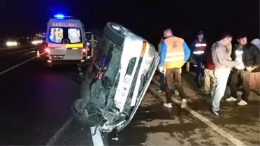Samsun'da Devrilen Otomobil 140 Metre Sürüklendi: 3 Yaralı