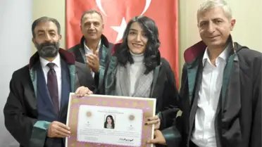 Erzurum Barosu'nda 19 Hukukçu Düzenlenen Törenle Ruhsatnamelerini Aldı