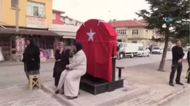 Şehit Eşinin Yaptırdığı Çeşme Dualarla Açıldı.