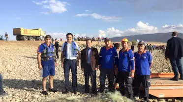 Haçlı Gölü'nde 2 Bin Metrelik Ağ Ele Geçirildi