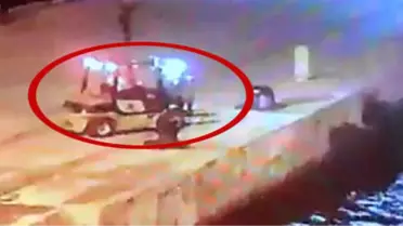 El Frenini Çekmeyi Unutan Operatörün Feci Ölümü Güvenlik Kamerasında