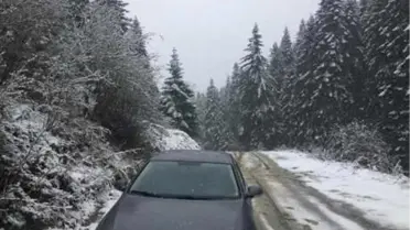Karabük'ün Yüksek Kesimleri Beyaza Büründü
