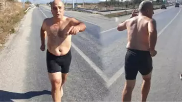 Manisalı Vatandaş, Doğa Katliamlarına Dikkat Çekmek İçin Otoyolda Soyunarak Koştu