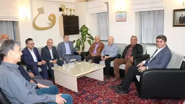 Türk Dünyası Parlamanterler Vakfı'ndan Başkan Tosun'a Ziyaret