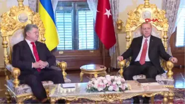 Cumhurbaşkanı Erdoğan Ukrayna Devlet Başkanı ile Görüştü