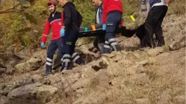 Ayağı Kırılan Çoban Umke Ekipleri Tarafından Kurtarıldı