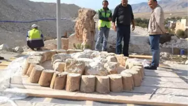 Hasankeyf'te İki Cami Minaresinin Taşınma İşleminde Sona Yaklaşıldı