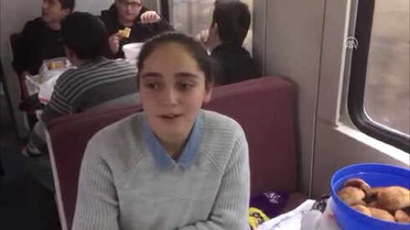 Örnek Öğrenciler İlk Defa Trene Bindi