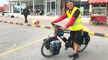 7 Ay Boyunca Bisikletiyle Dünyayı Dolaşacak