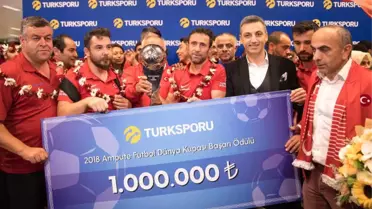Ampute Futbol Milli Takımı'na 1 Milyon TL Ödül