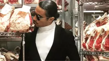 Nusret'in Eti Altın Tozuna Bulayıp Amerikalı Rapçi DJ Khaled'e Kestirmesi Sosyal Medyayı Salladı