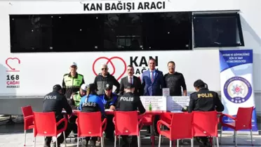 Polislerden Örnek Kan Bağışı
