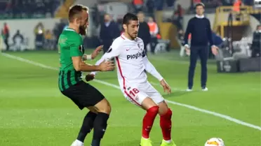 UEFA Avrupa Ligi: Akhisarspor: 0 - Sevilla: 2 (İlk Yarı)
