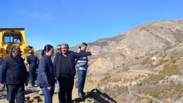 Kaymakam Özdemir Yol Çalışmalarını İnceledi