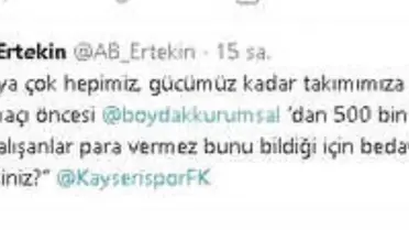 Kayserispor'a Dev Destek