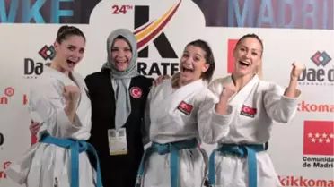Kadın Kata Milli Takımı Üst Üste 2'nci Kez Dünya 3'üncüsü