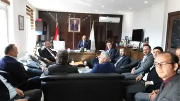 Rektör, Çaycuma Kampüsü'nde Protokol Üyeleriyle Bir Araya Geldi