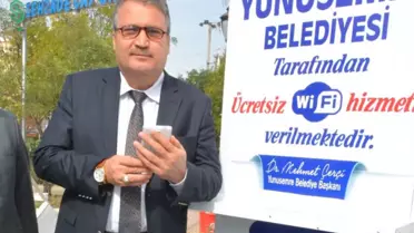 Yunusemre'de 10 Ayrı Noktada Ücretsiz İnternet Hizmeti