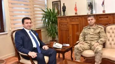 Başkan Bakıcı, Bilecik Tugay Komutanı Tuğgeneral Bulut ile Bir Araya Geldi