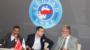 BALKANTÜRKSİAD'TAN TÜGİAD'A Hayırlı Olsun Ziyareti