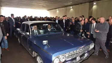 Başkan Ergün'den Klasik Otomobilli Kavşak Açılışı