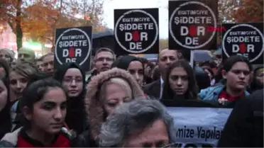Kastamonu'da, 'öğretmene Şiddeti Durdurun' Eylemi