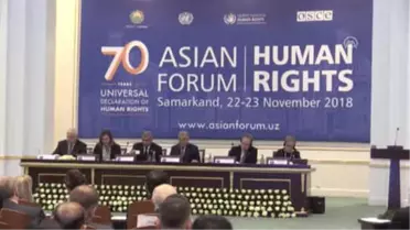 Özbekistan'da İnsan Hakları Asya Forumu - Semerkant