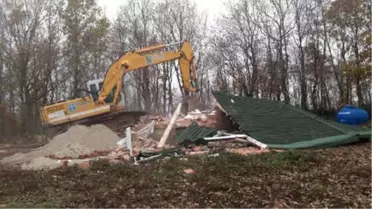 Silivri'de 23 Kaçak Yapı Yıkıldı