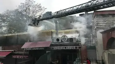 Süleymaniye'de Korkutan Yangın