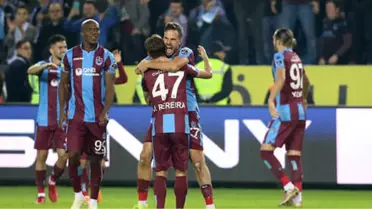 Süper Ligde Trabzonspor, Fenerbahçe'yi 2-1 Mağlup Etti