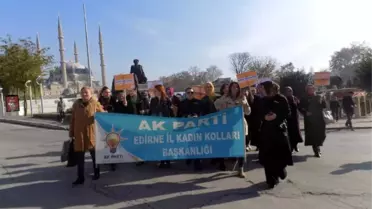 Turuncu Kurdelerle Farkındalık Oluşturmak İçin Yürüdüler