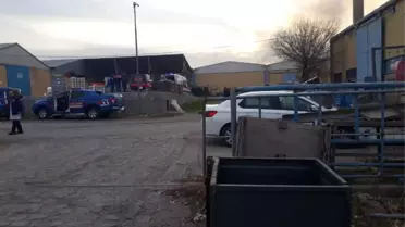 Kayseri'de Tekstil Fabrikasında Yangın