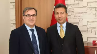 Özdoğan'dan Hacılar Emniyet Müdürüne Hayırlı Olsun Ziyareti