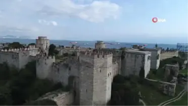 Yedikule Zindanları'nın Son Durumu Havadan Görüntülendi