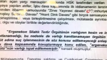 Yargıtay'ın Bozma Kararının Ardından Görülen Ergenekon Davasında Savcı Mütalaasında;...