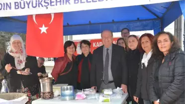 Başkan Özakcan'dan Kadınlara Destek