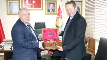 Alman Konsolos Wolsfgang Kahramanmaraş'ta
