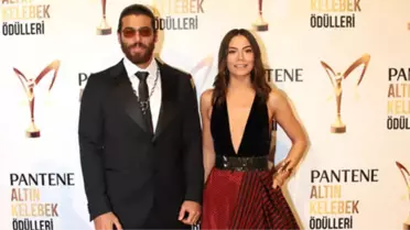 Can Yaman İle Demet Özdemir Altın Kelebek Ödüllerine Damga Vurdu!