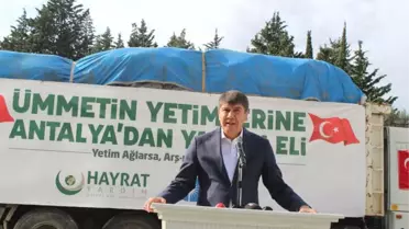 Antalya'dan Suriye'ye 2 Yardım Tırı