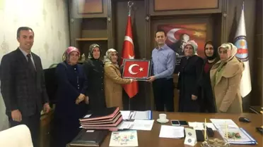 Usta Öğreticilerden Kaymakam Yalçın'a Ziyaret