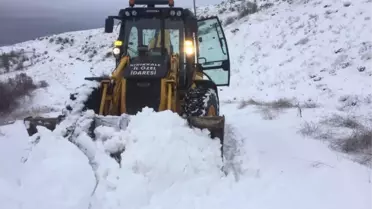 Kırıkkale'de Kar Yağışı