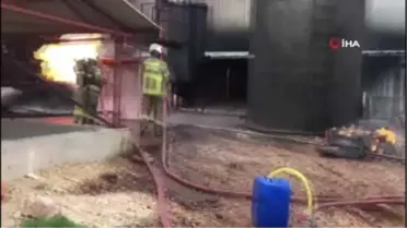 Bitkisel Yağ Fabrikasında Yangın
