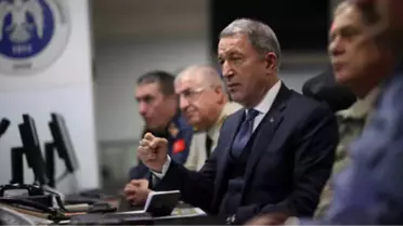 Bakan Akar, Karacak'ın İlk Kez Vurulduğu Operasyonu Böyle İzledi