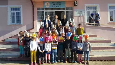 Çerkeşli Köyü İlkokulu'nda Yerli Malı Haftası'nı Kutlaması